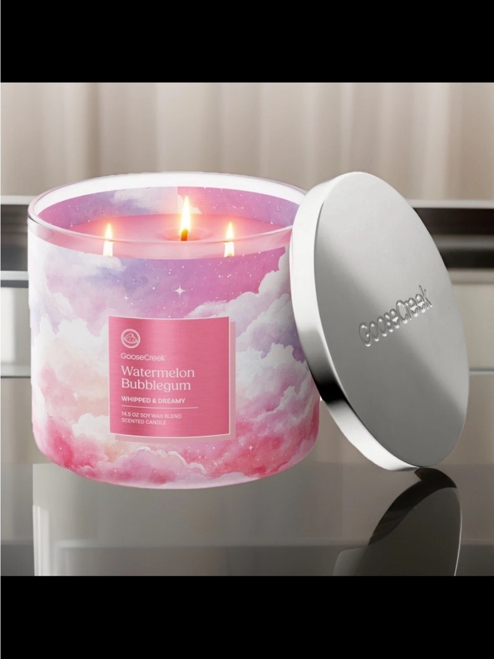 Goose Creek 3-Wick Candle- Watermelon Bubblegum (14.5 oz)